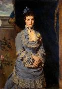 Heinrich von Angeli Portrait of Grand Duchess Maria Fiodorovna Spain oil painting artist